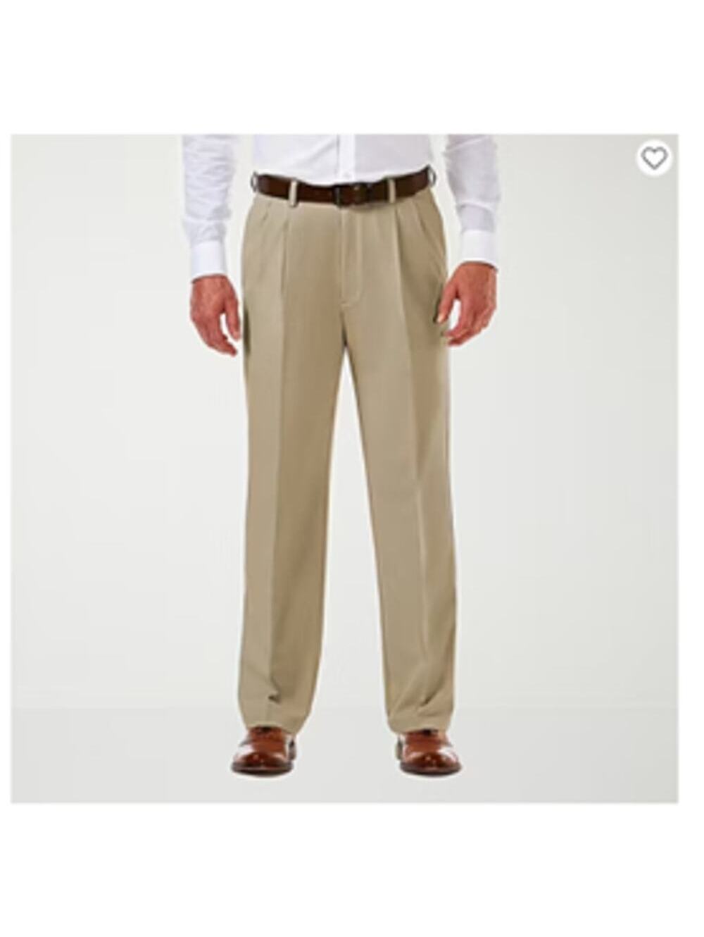Haggar ® Cool 18 Pro Classic Fit Pleat Front Trouser Men's Size 40W x 29L New